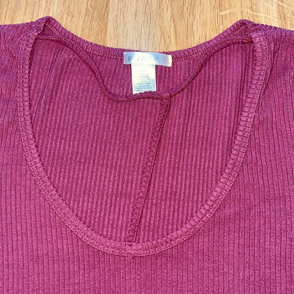 Crop Top with Neck Detail - Picture 2 of 3